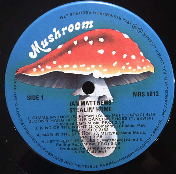 Iain Matthews - Stealin' Home (LP, Album) (Mint (M)) - Image 5