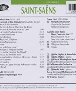 Alternative view of Camille Saint-Saëns, Henry Litolff, Franz Liszt / John Ogdon, Brenda Lucas, Daniel Adni / Louis Frémaux, John Pritchard, Sir Charles Groves - The Carnival of the Animals • Piano Concerto No. 2 • Concerto Symphonique No. 4 – Scherzo • Hungarian Fantasia (CD, Comp, RE, RM) (Near Mint (NM or M-))
