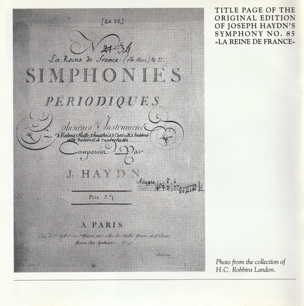 Joseph Haydn, Tafelmusik Baroque Orchestra, Bruno Weil - Paris Symphonies II - 1785-1786 - Nos. 85, 86 & 87 (CD, Album, SBM) (Near Mint (NM or M-)) - Image 2
