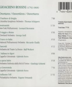 Alternative view of Gioacchino Rossini - Overtures / Ouvertüren / Ouvertures  (CD, Comp, RE, RM) (Near Mint (NM or M-))