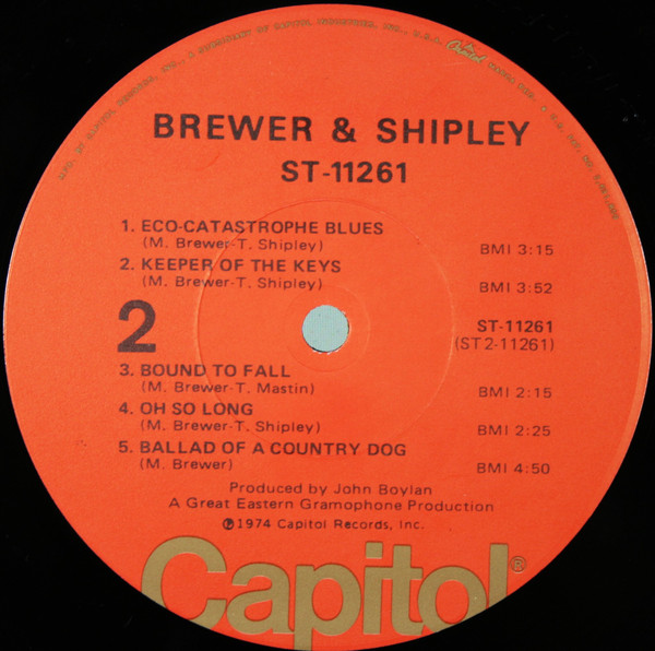 Brewer And Shipley - ST11261 (LP, Album, Los) (Mint (M)) - Image 4