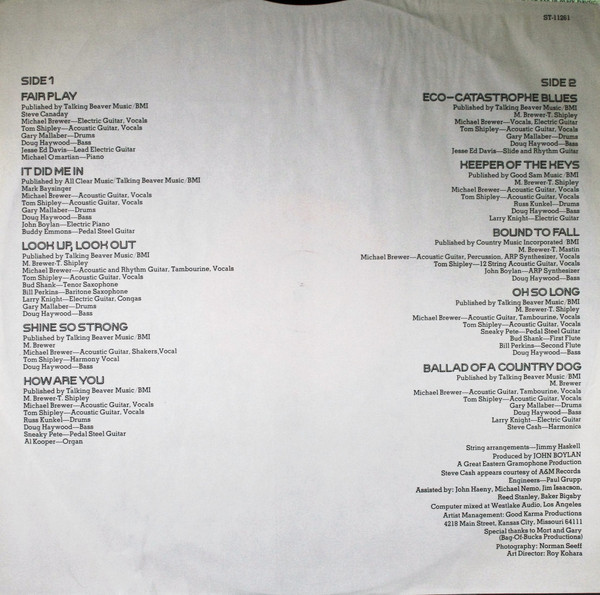 Brewer And Shipley - ST11261 (LP, Album, Los) (Mint (M)) - Image 5