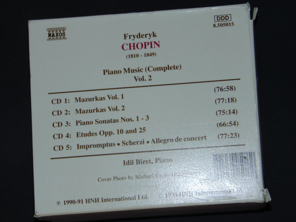 Frédéric Chopin, Idil Biret - piano music (complete) vol. 2 Idil Biret (5xCD) (Near Mint (NM or M-)) - Image 3