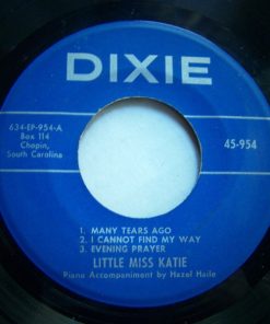 Little Miss Katie - Many Tears Ago / I Cannot Find My Way / Evening Prayer (7", EP) (Very Good Plus (VG+))