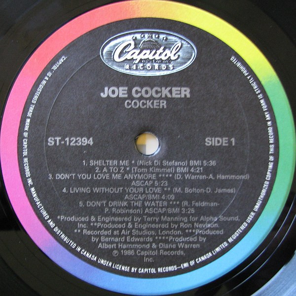 Joe Cocker - Cocker (LP, Album) (Mint (M)) - Image 3