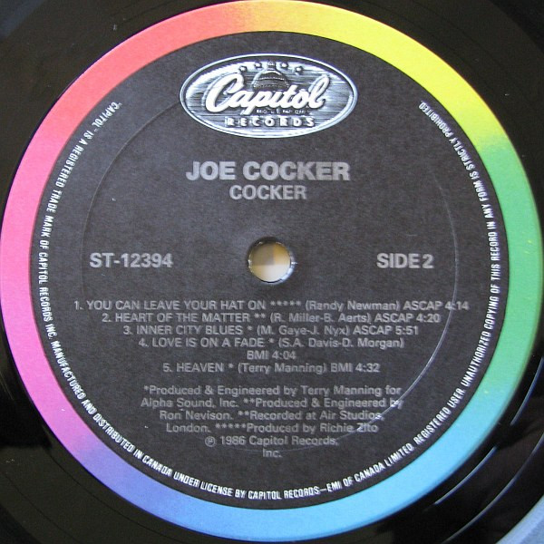 Joe Cocker - Cocker (LP, Album) (Mint (M)) - Image 4