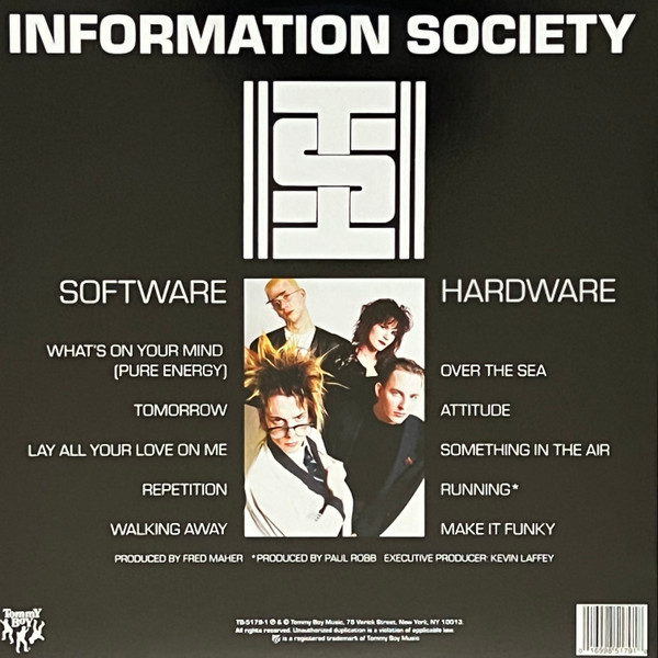 Information Society - Information Society (LP, Album, Ltd, RE, Cle) (Mint (M)) - Image 2