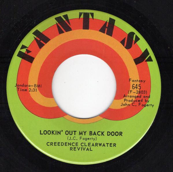 Creedence Clearwater Revival - Lookin' Out My Back Door (7", Single) (Near Mint (NM or M-)) - Image 2