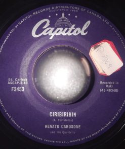 Renato Carosone E Il Suo Quartetto - Ciribiribin / And The Boat Came Back Alone (7", Single) (Very Good (VG))