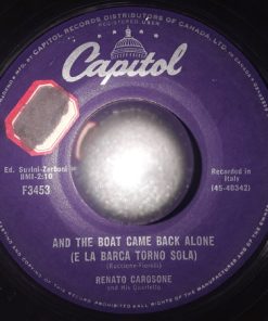 Alternative view of Renato Carosone E Il Suo Quartetto - Ciribiribin / And The Boat Came Back Alone (7", Single) (Very Good (VG))