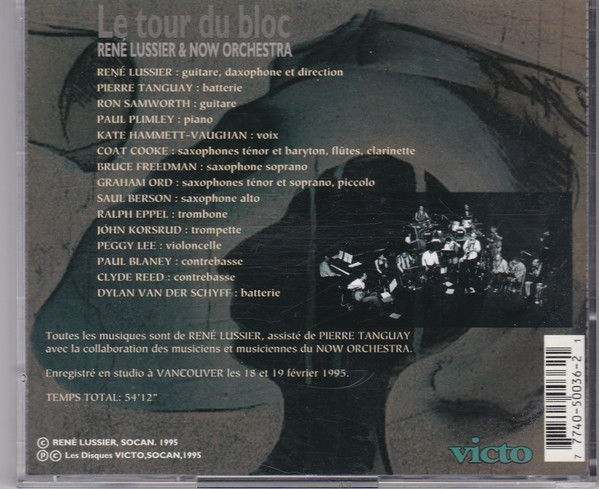 René Lussier & NOW Orchestra - Le Tour Du Bloc (CD, Album) (Near Mint (NM or M-)) - Image 3