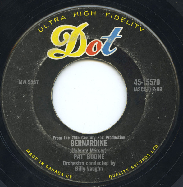 Pat Boone - Love Letters In The Sand (7") (Near Mint (NM or M-)) - Image 2
