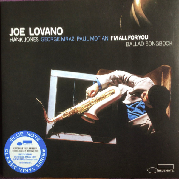 Joe Lovano - I'm All For You (2xLP, Album, RE, 180) (Mint (M))