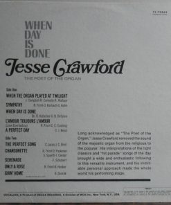 Alternative view of Jesse Crawford - When Day Is Done (LP, Sim) (Mint (M))