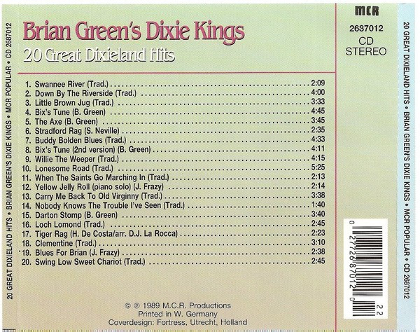 Brian Green's Dixie Kings - 20 Great Dixieland Hits (CD, Album) (Near Mint (NM or M-)) - Image 2