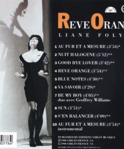 Alternative view of Liane Foly - Reve Orange (CD, Album) (Near Mint (NM or M-))