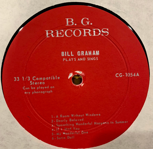 Bill Graham (6) - In A Room Without Windows (LP) (Mint (M)) - Image 3