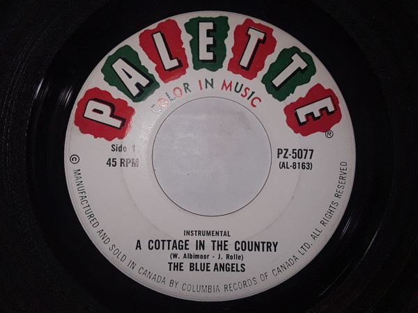 The Blue Angels - A Cottage In The Country / My My (7") (Very Good Plus (VG+))