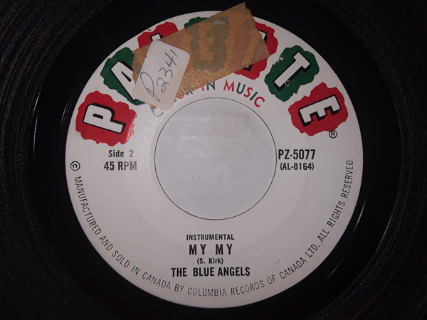The Blue Angels - A Cottage In The Country / My My (7") (Very Good Plus (VG+)) - Image 2