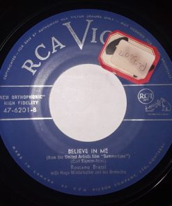Alternative view of Rossano Brazzi With Hugo Winterhalter Orchestra - Summertime In Venice / Believe In Me (7") (Very Good Plus (VG+))