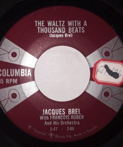 Jacques Brel / André Popp Et Son Orchestre - The Waltz With A Thousand Beats (7") (Very Good (VG))