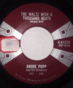 Alternative view of Jacques Brel / André Popp Et Son Orchestre - The Waltz With A Thousand Beats (7") (Very Good (VG))