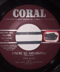 Steve Allen (3) - You're So Influential / When You're Smiling (7", Single) (Very Good Plus (VG+))