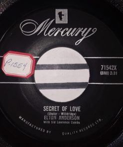 Alternative view of Elton Anderson With The Sid Lawrence Band - Cool Down Baby / Secret Of Love (7") (Very Good Plus (VG+))