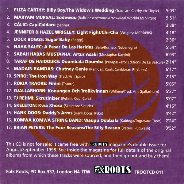 Various - fRoots #11 (CD, Comp) (Mint (M)) - Image 2