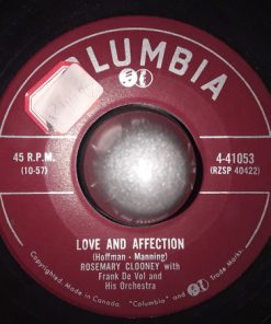 Rosemary Clooney - Tonight / Love And Affection (7", Single) (Very Good Plus (VG+))