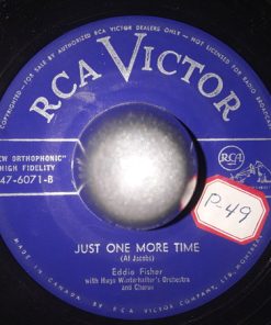 Alternative view of Eddie Fisher - Take My Love / Just One More Time (7", Single) (Very Good Plus (VG+))