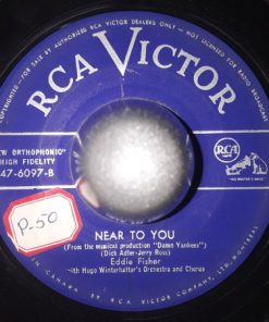 Alternative view of Eddie Fisher With Hugo Winterhalter's Orchestra And Chorus - Heart / Near To You (7", Single) (Very Good Plus (VG+))