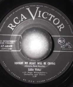 Eddie Fisher - Tonight My Heart Will Be Crying / Blues For Me (7", Single) (Very Good (VG))