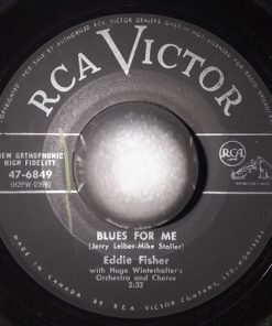 Alternative view of Eddie Fisher - Tonight My Heart Will Be Crying / Blues For Me (7", Single) (Very Good (VG))