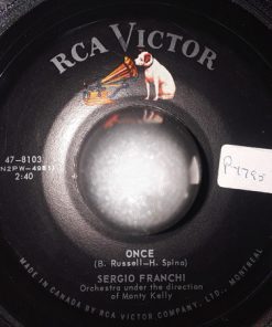 Sergio Franchi - Once / I Mustn't Say I Love Her (7", Single, Roc) (Very Good Plus (VG+))