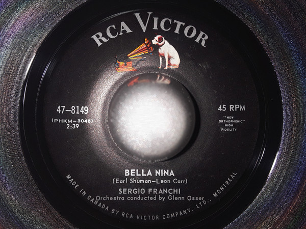 Sergio Franchi - Bella Nina / The Good Life (7") (Very Good Plus (VG+))