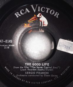 Alternative view of Sergio Franchi - Bella Nina / The Good Life (7") (Very Good Plus (VG+))