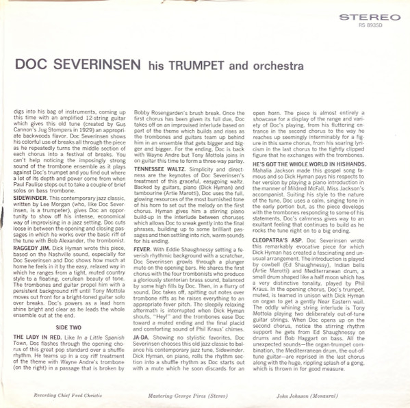 Doc Severinsen And His Orchestra - Fever! (LP, Album) (Mint (M)) - Image 3