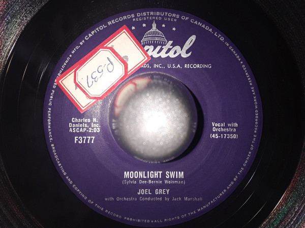 Joel Grey - Moonlight Swim / Everytime I Ask My Heart (7") (Very Good (VG))