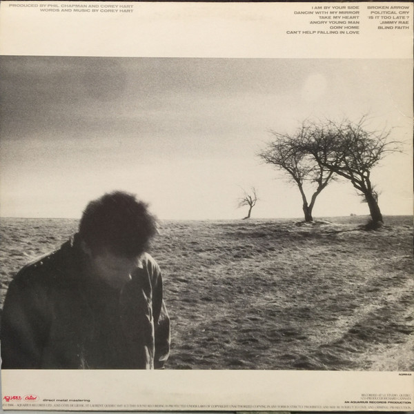 Corey Hart - Fields Of Fire (LP, Album) (Mint (M)) - Image 2