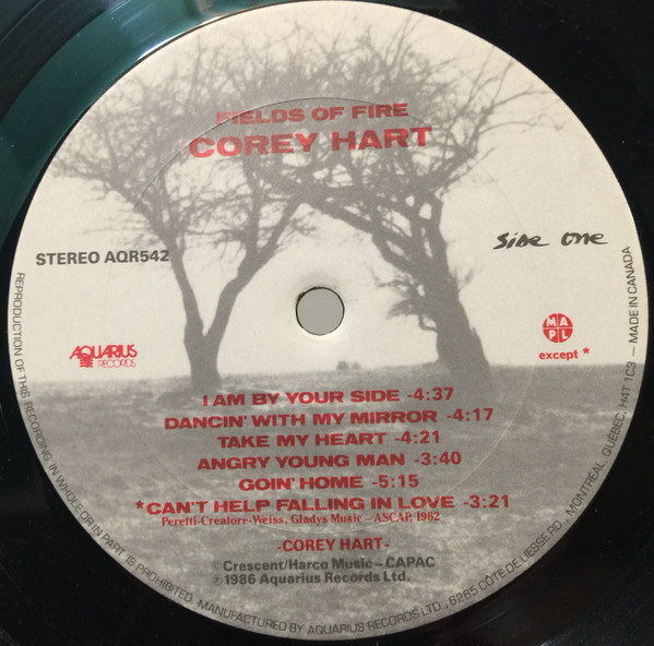 Corey Hart - Fields Of Fire (LP, Album) (Mint (M)) - Image 3