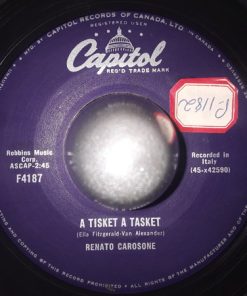Renato Carosone - A-Tisket A-Tasket / Limelight Theme (7") (Very Good (VG))