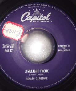Alternative view of Renato Carosone - A-Tisket A-Tasket / Limelight Theme (7") (Very Good (VG))