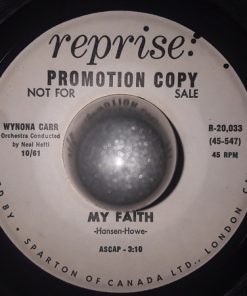 Wynona Carr - My Faith / I Gotta Stand Tall (7", Single) (Very Good Plus (VG+))