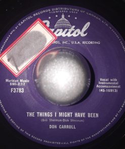Alternative view of Don Carroll (8) - In My Arms / The Things I Might Have Been (7") (Very Good Plus (VG+))