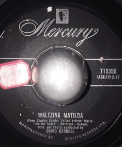 David Carroll - Waltzing Matilda / Sometimes I'm Happy (7", Single) (Good Plus (G+))