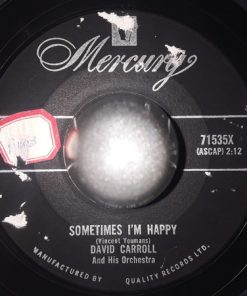 Alternative view of David Carroll - Waltzing Matilda / Sometimes I'm Happy (7", Single) (Good Plus (G+))