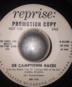 Sande & Greene Fun-Time Band - De Camptown Race / June Is Bustin' Out All Over (7", Promo) (Very Good Plus (VG+))
