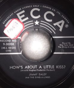 Alternative view of Jimmy Daley And The Ding-A-Lings - Red Lips And Green Eyes (7") (Very Good Plus (VG+))