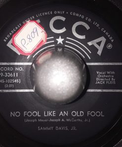Sammy Davis Jr. - No Fool Like An Old Fool (7", Single) (Very Good Plus (VG+))